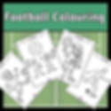 football colouring pack