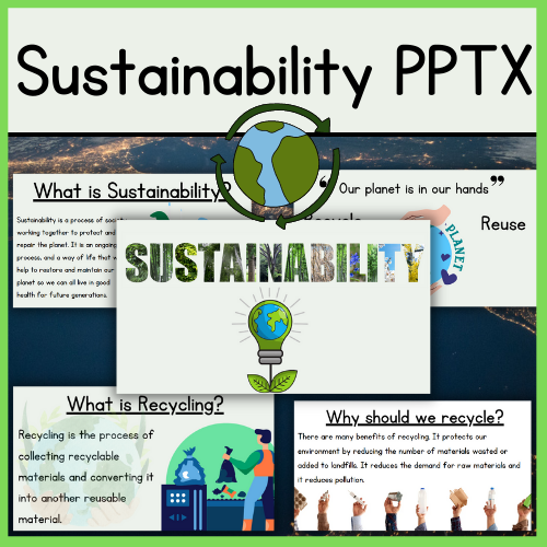 Sustainability Editable Powerpoint Presentation Primaryresourcerack
