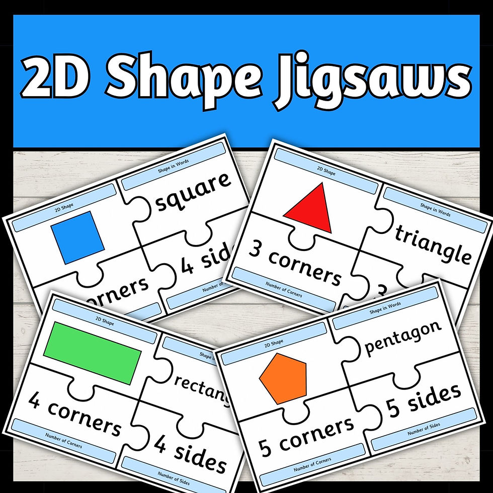 2D Shape Jigsaws