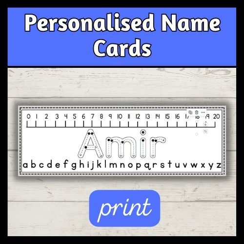 Personalised Name Cards