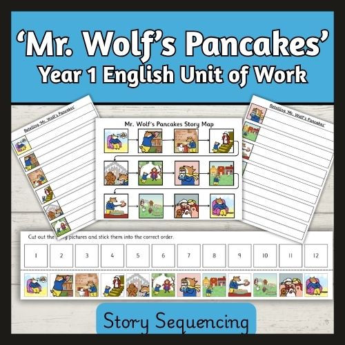 Thumbnail: Mr. Wolf's Pancakes Year 1 Unit of Work
