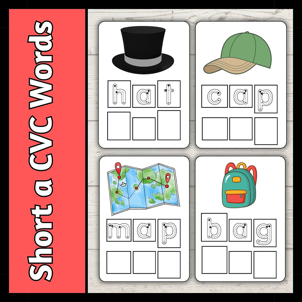 Short a CVC Words