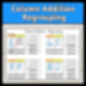 Regrouping column addition worksheets