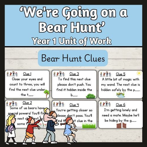 Thumbnail: We're going on a bear hunt Year 1 English unit