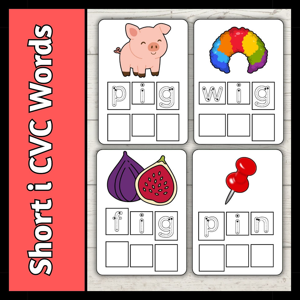 short i CVC words