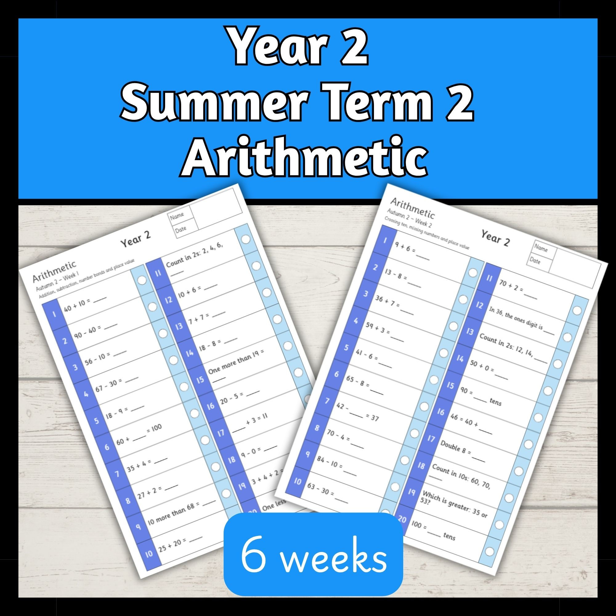 Year 2 Arithmetic