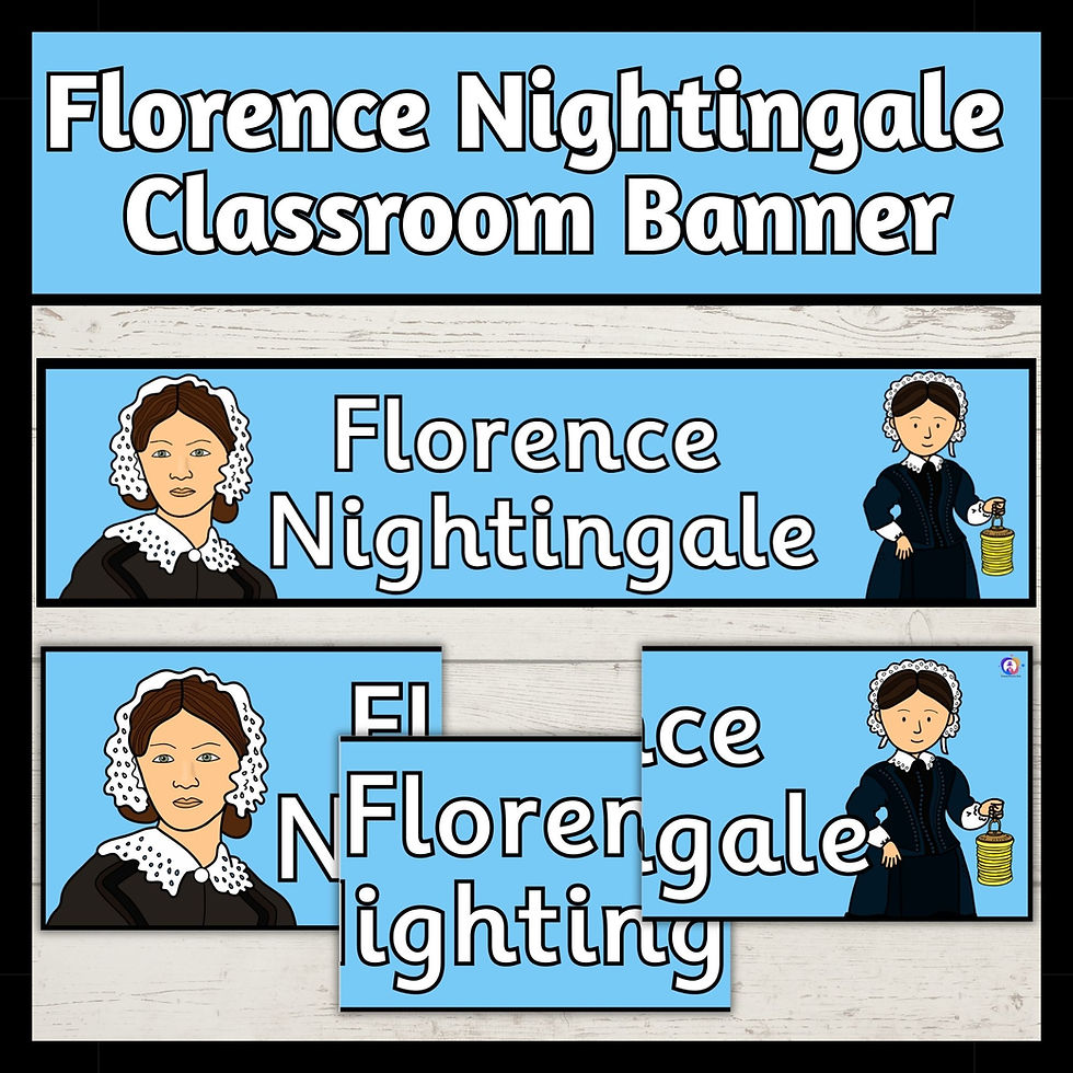 Florence Nightingale Classroom Banner