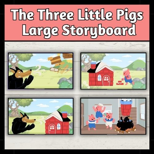 Thumbnail: The Three Little Pigs Storyboard