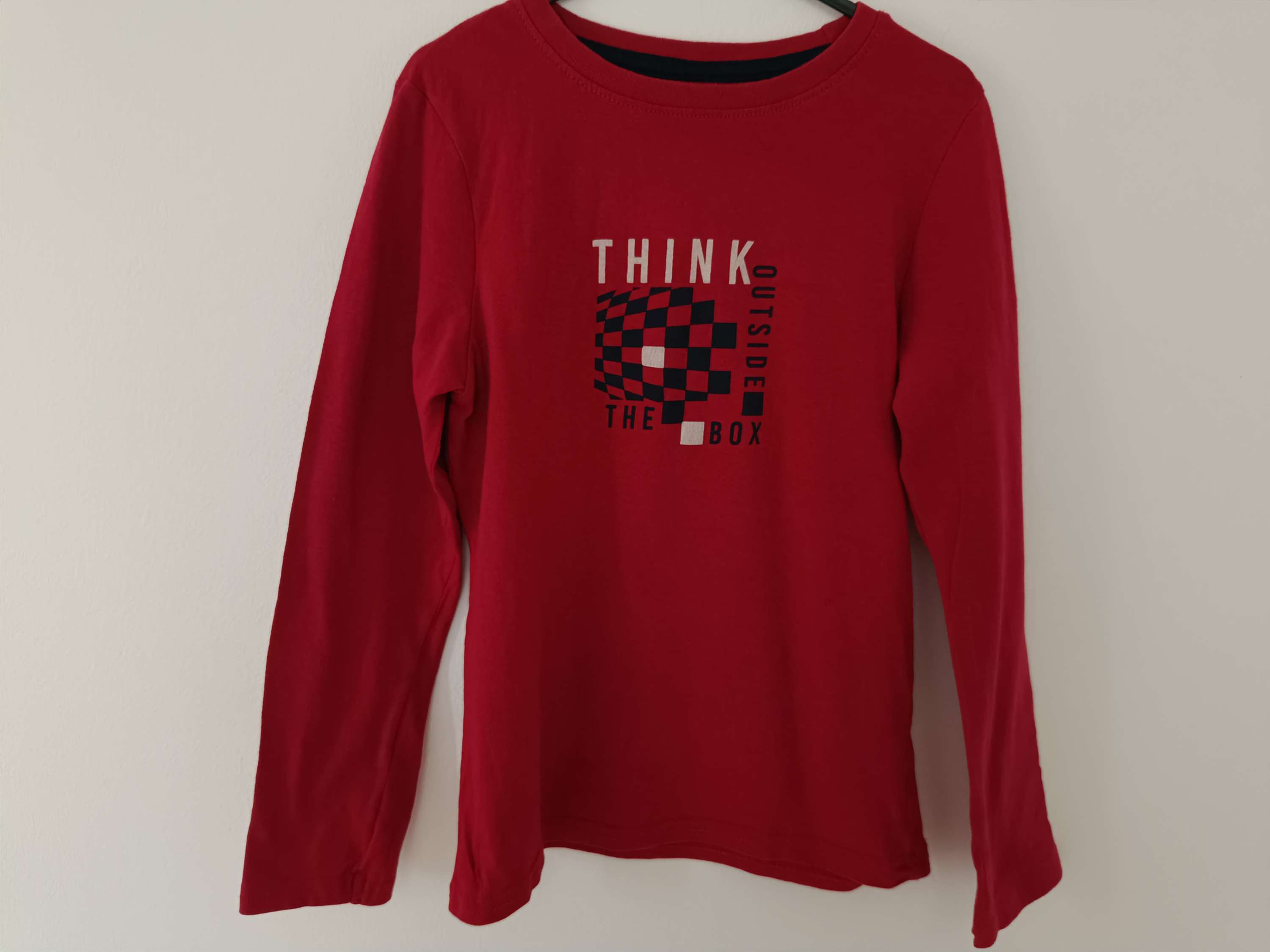 Tee-shirt bordeaux Kiabi 