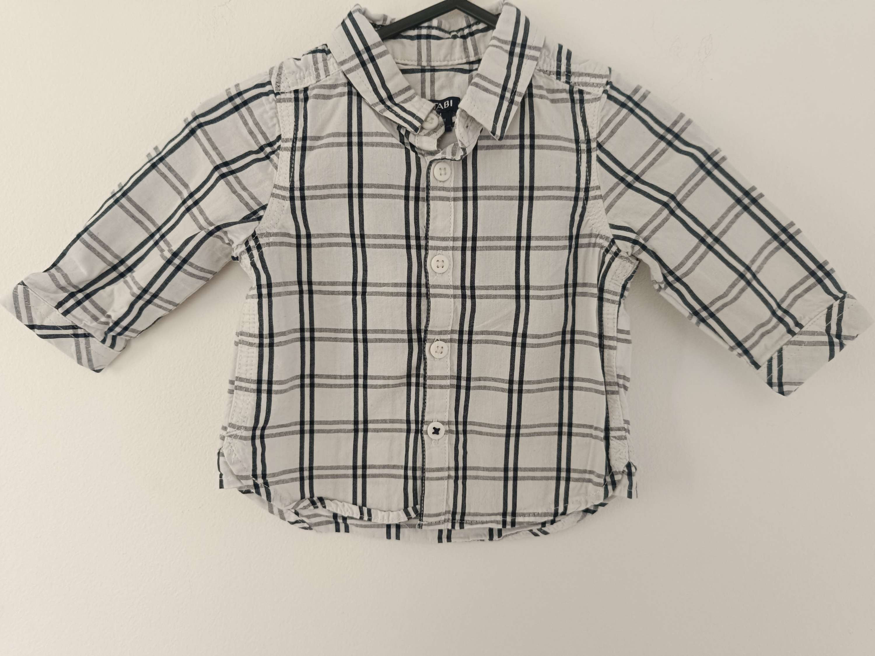 Chemise à carreaux Kiabi 