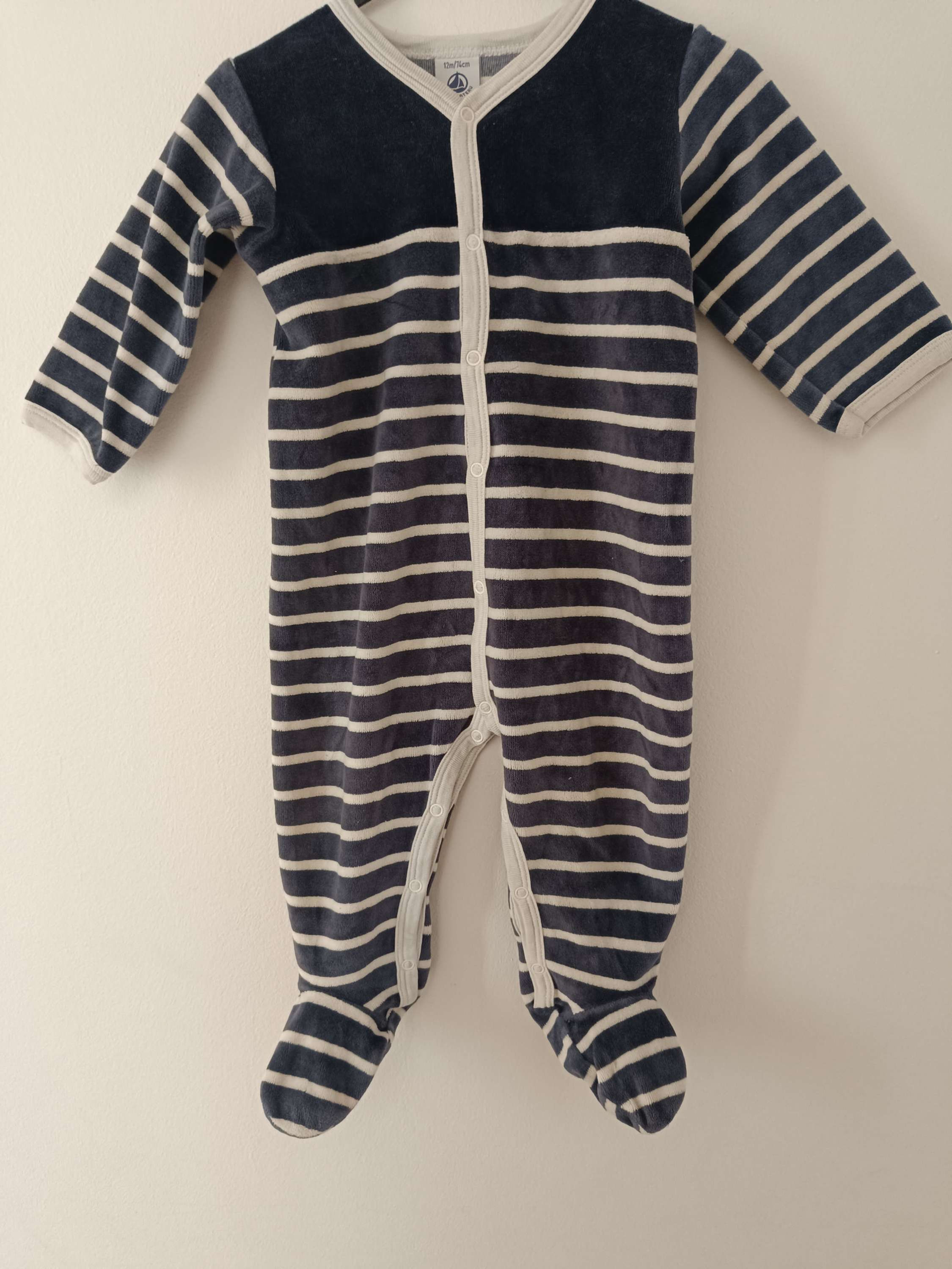 Dors-bien velours petit bateau 