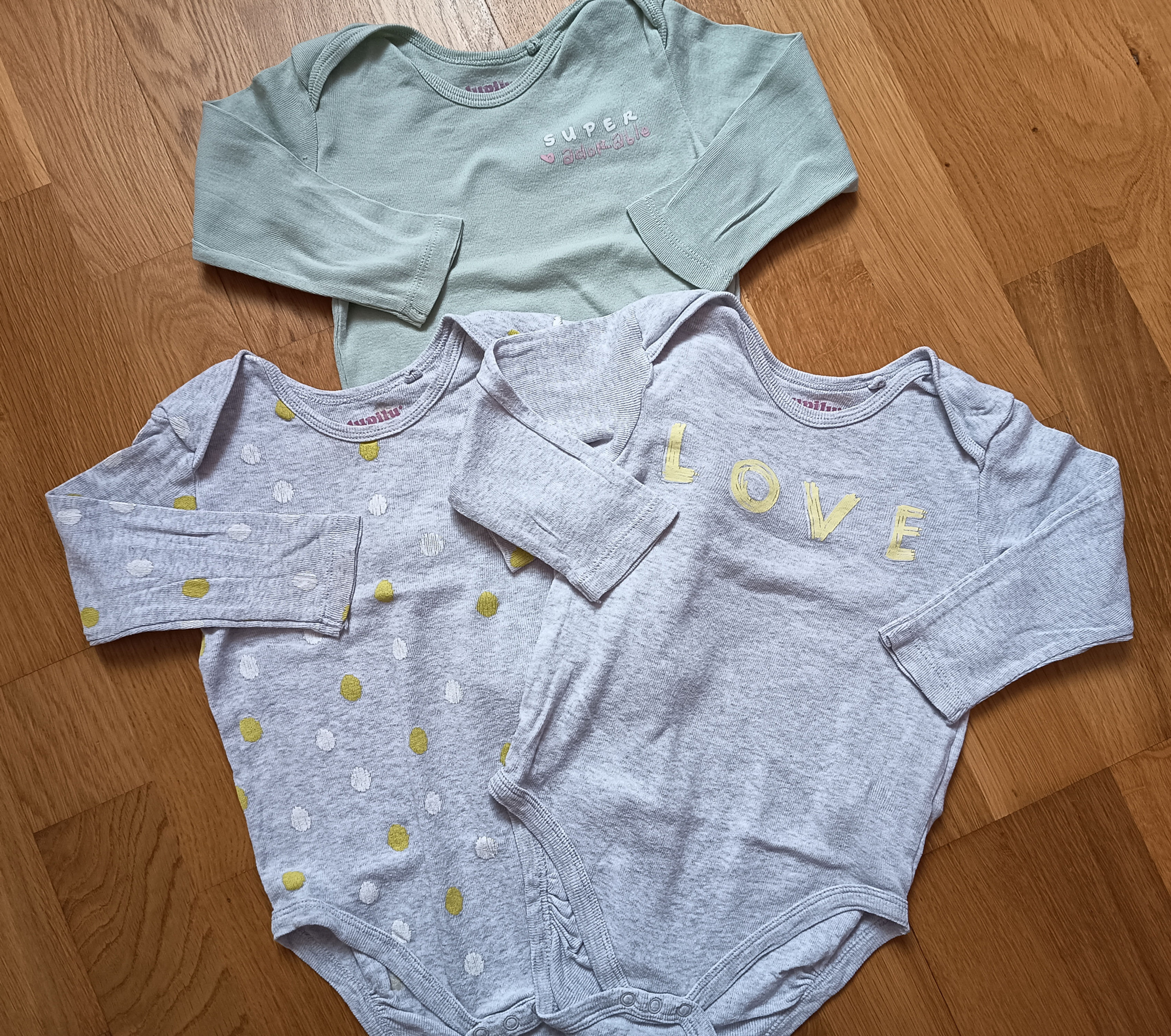 Lot de 3 bodys Lupilu 