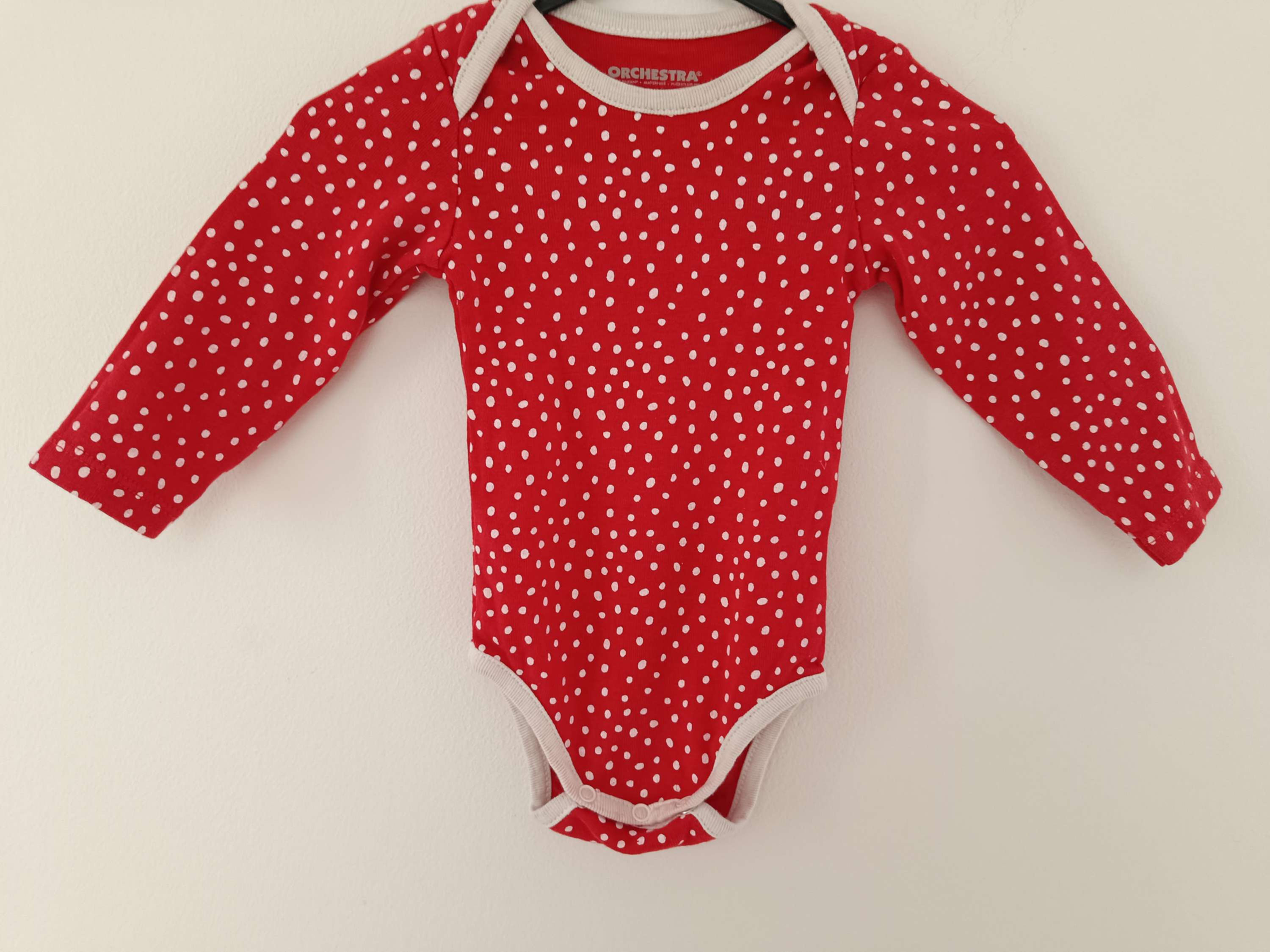 Body rouge à pois blanc Orchestra 