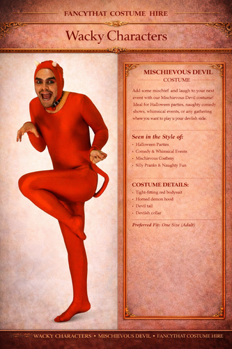 Mischievious Devil Mischievous Devil | Fancy That Costume R