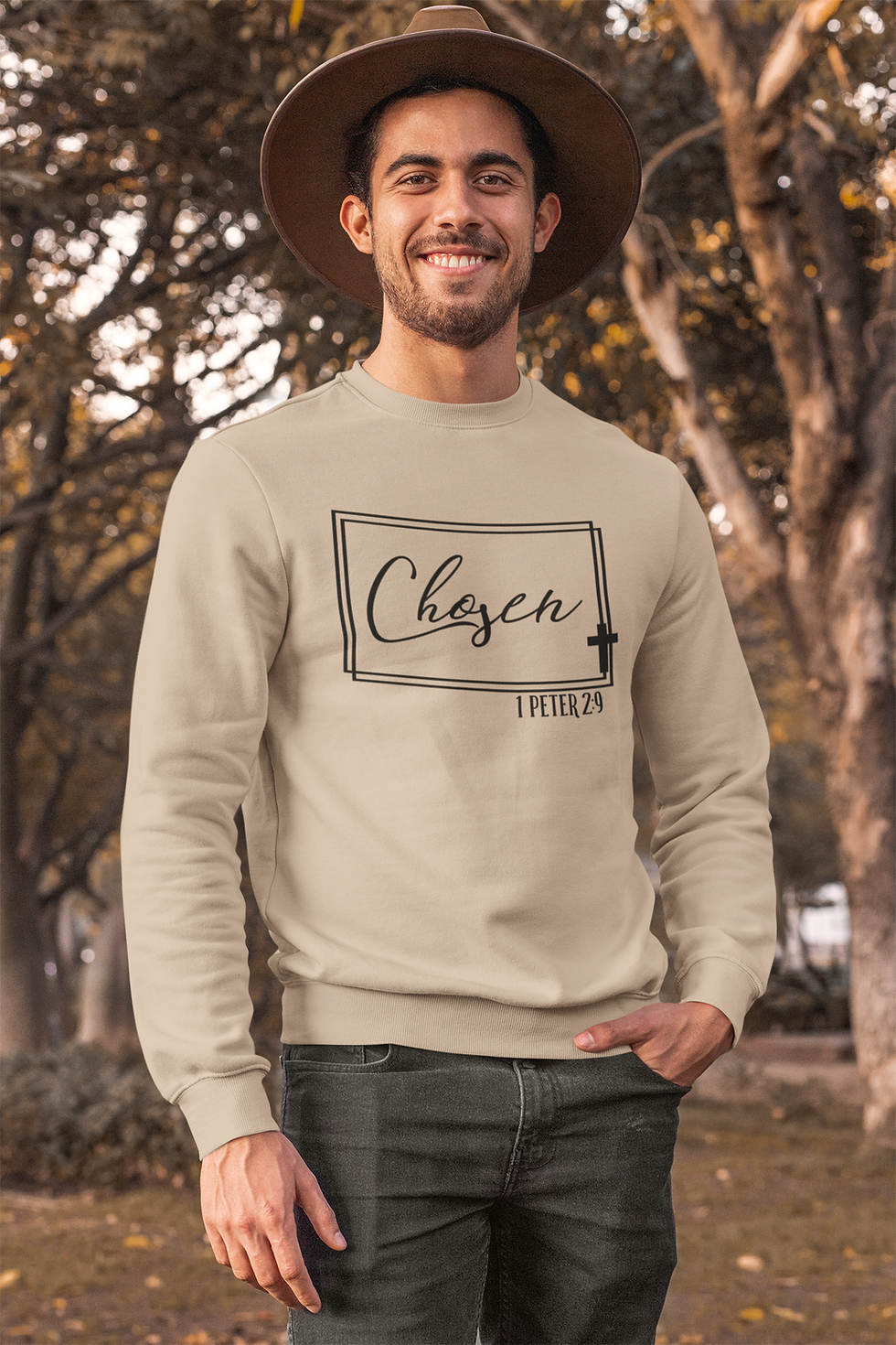 Thumbnail: CHOSEN - 1 Peter 2:9 - Unisex Adult Sweatshirt