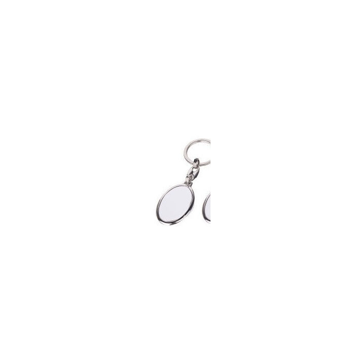 Süblimasyon Oval Tek Taraflı Metal Anahtarlık