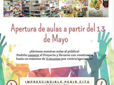 ¡APERTURA DE AULAS!