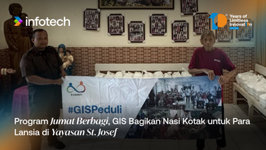 Program Jumat Berbagi, GIS Bagikan Nasi Kotak untuk Para Lansia di Yayasan St. Josef