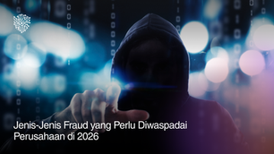 Ilustrasi ancaman fraud digital dan penipuan berbasis AI yang berisiko bagi perusahaan di tahun 2026