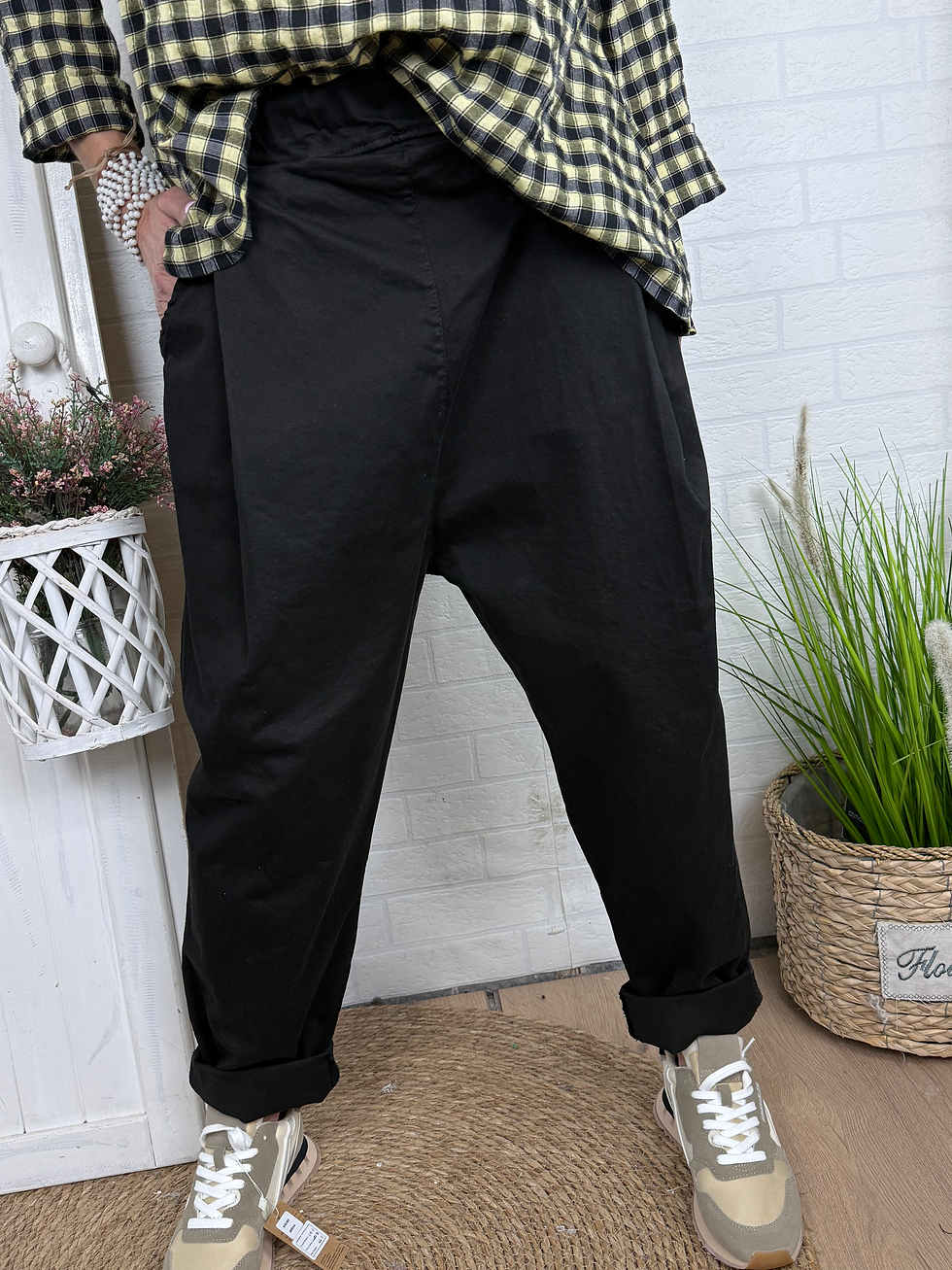 Miniatura: PANTALÓN BAGGY NEGRO