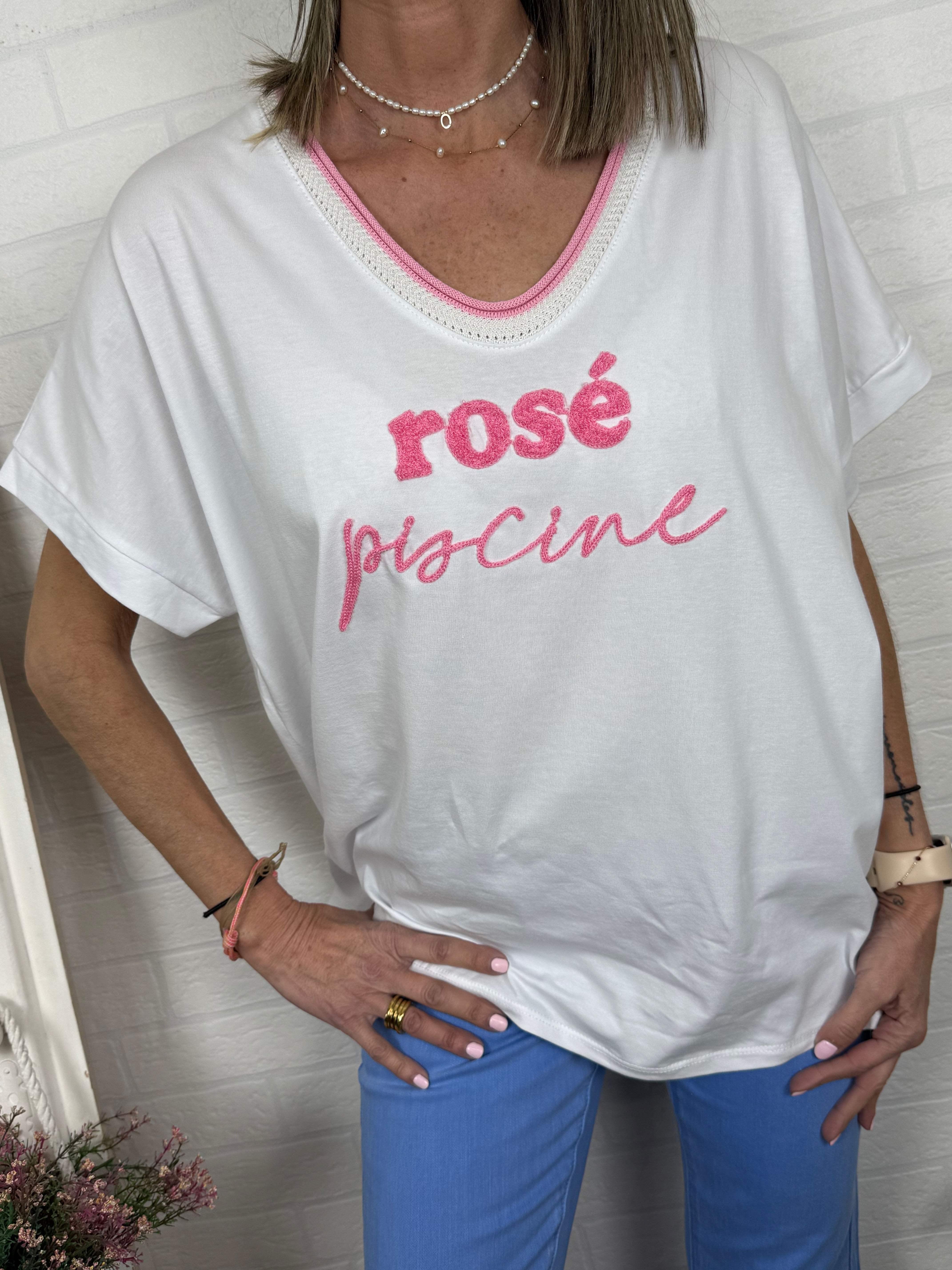 CAMISETA ROSÉ ROSA