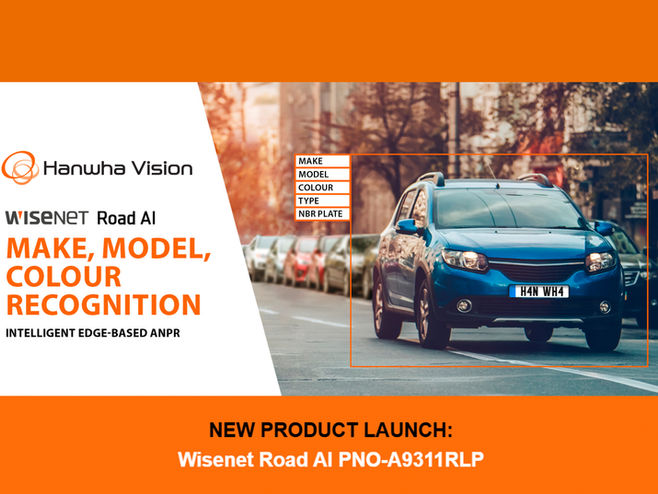 Die neue Wisenet ROAD AI PNO-A9311RLP - Marke, Modell, Farbe, Erkennung