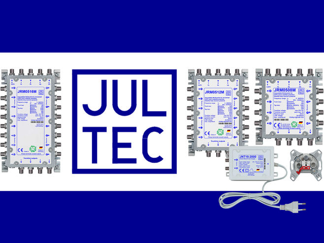 Maximale Flexibilität und Zuverlässigkeit mit der SAT- und CATV- Verteiltechnik von JULTEC