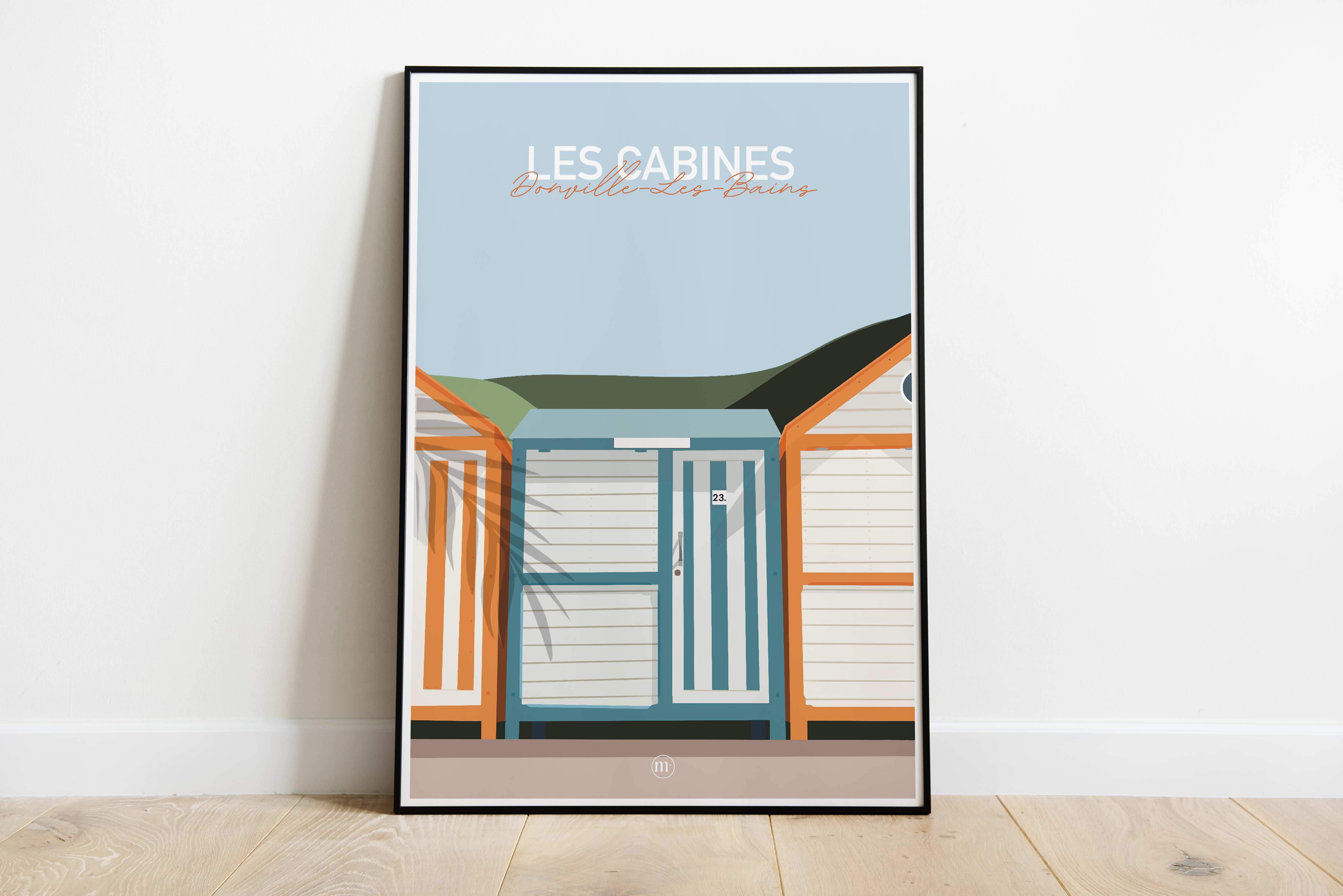 Les cabines de Donville-Les-Bains