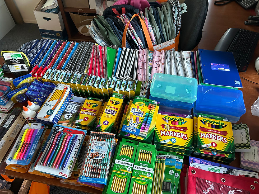 School Supplies Donations