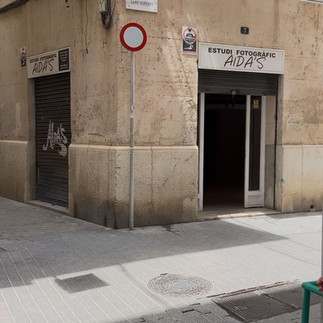 Current store front in center of palma de mallorca
