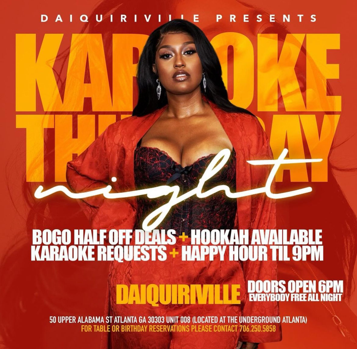 Karaoke Night at Daiquiriville Underground Atlanta