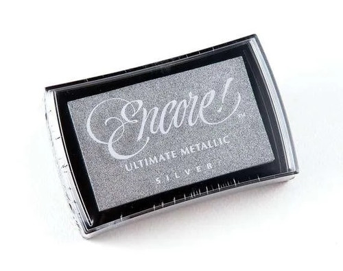 Encore Ultimate Metallic Ink Pad -Silver | My Site 1