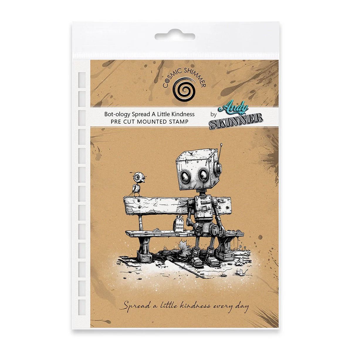 Andy Skinner Stamp Set - Bot-ology Spread a Little Kindness