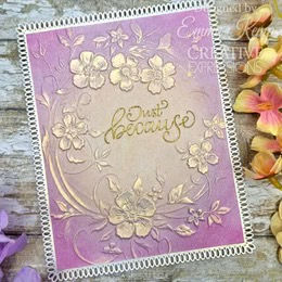 Thumbnail: Creative Expression - 3D Embossing Folder - Blossom Wreath