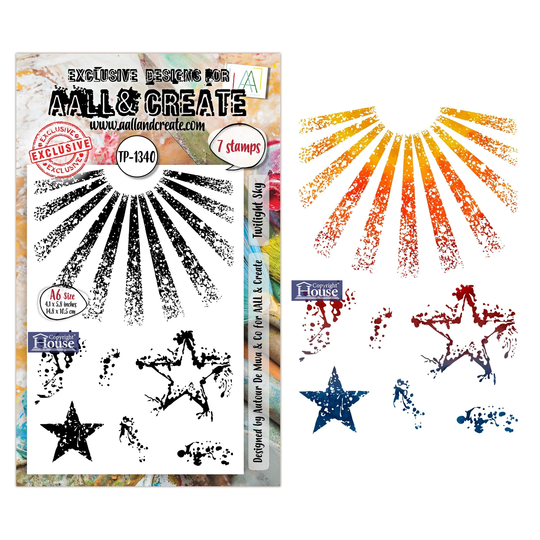 AALL & Create - Clear Stamp Set - Twilight Sky
