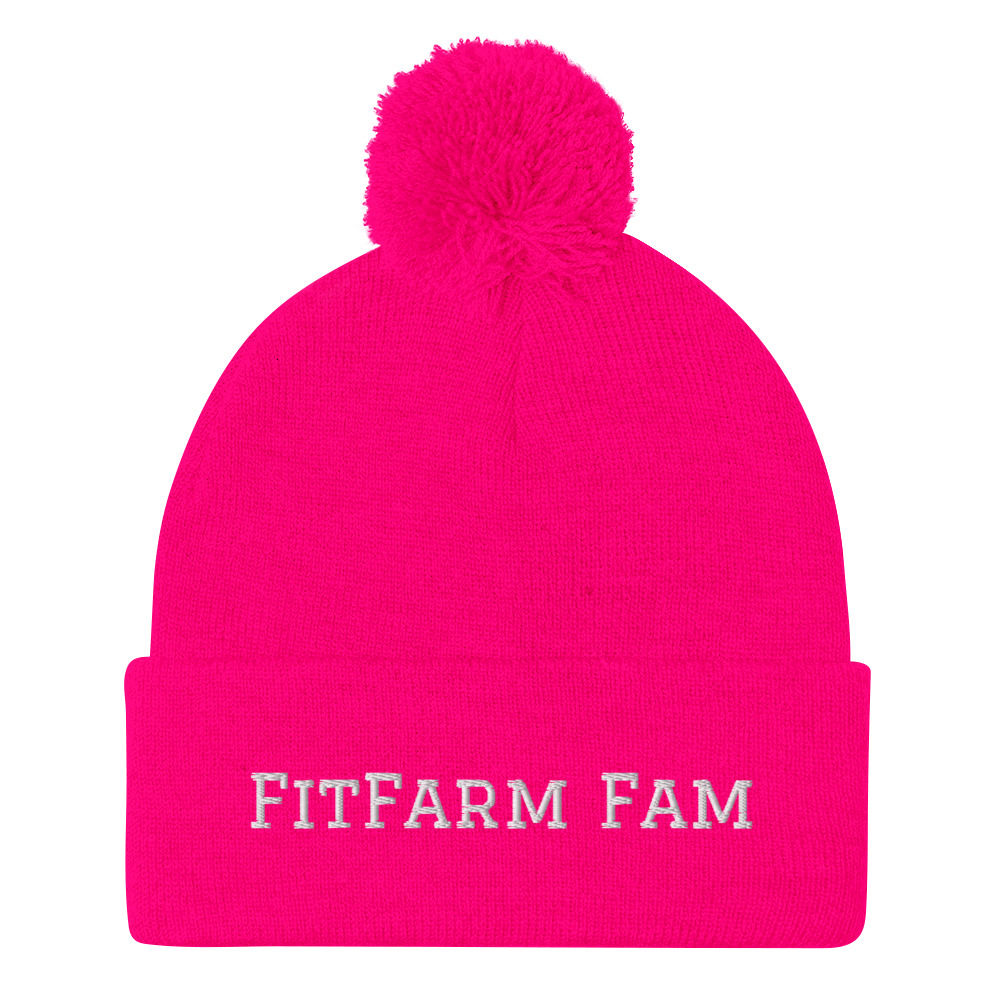 FitFarm Fam Originals- Pom-Pom Runners Beanie