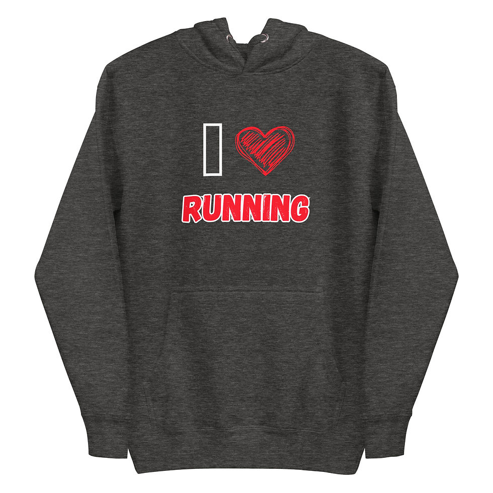 Thumbnail: I Love Running - Unisex Hoodie