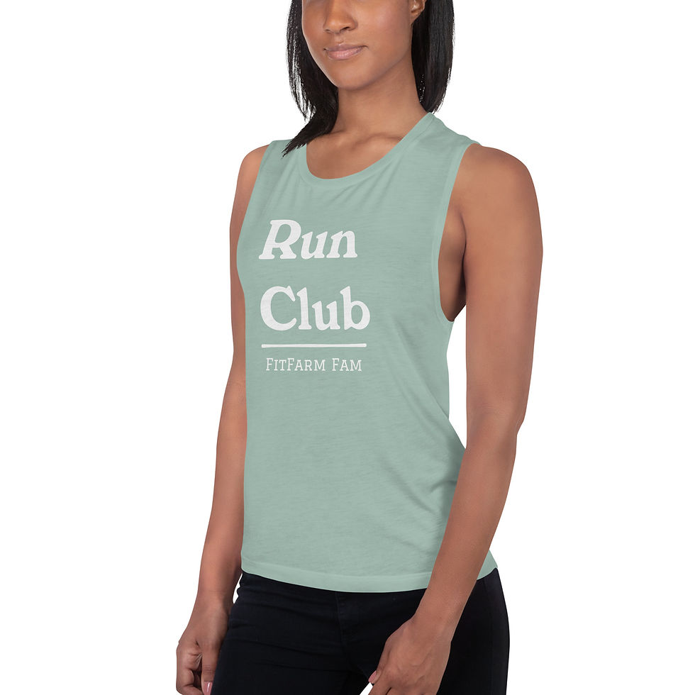Thumbnail: FitFarm Fam Run Club - Women's Muscle Tank