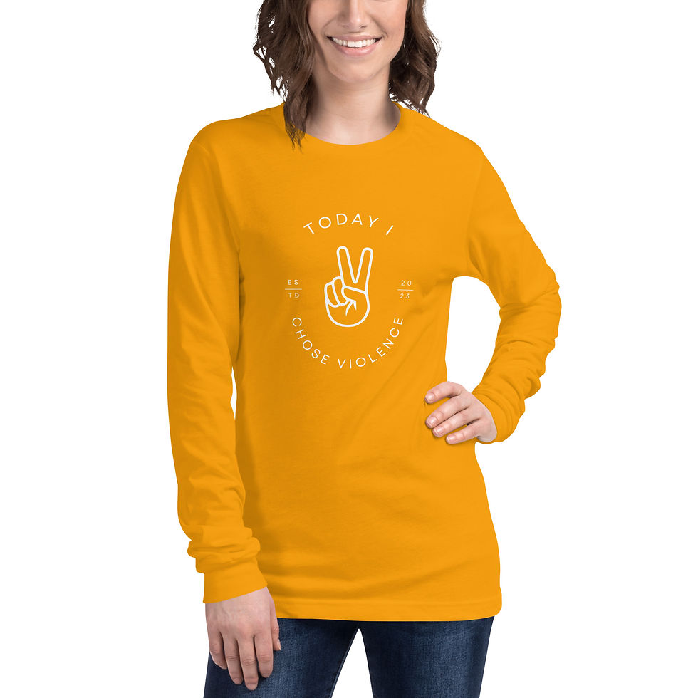 Thumbnail: I Chose Violence - Unisex Long Sleeve Tee