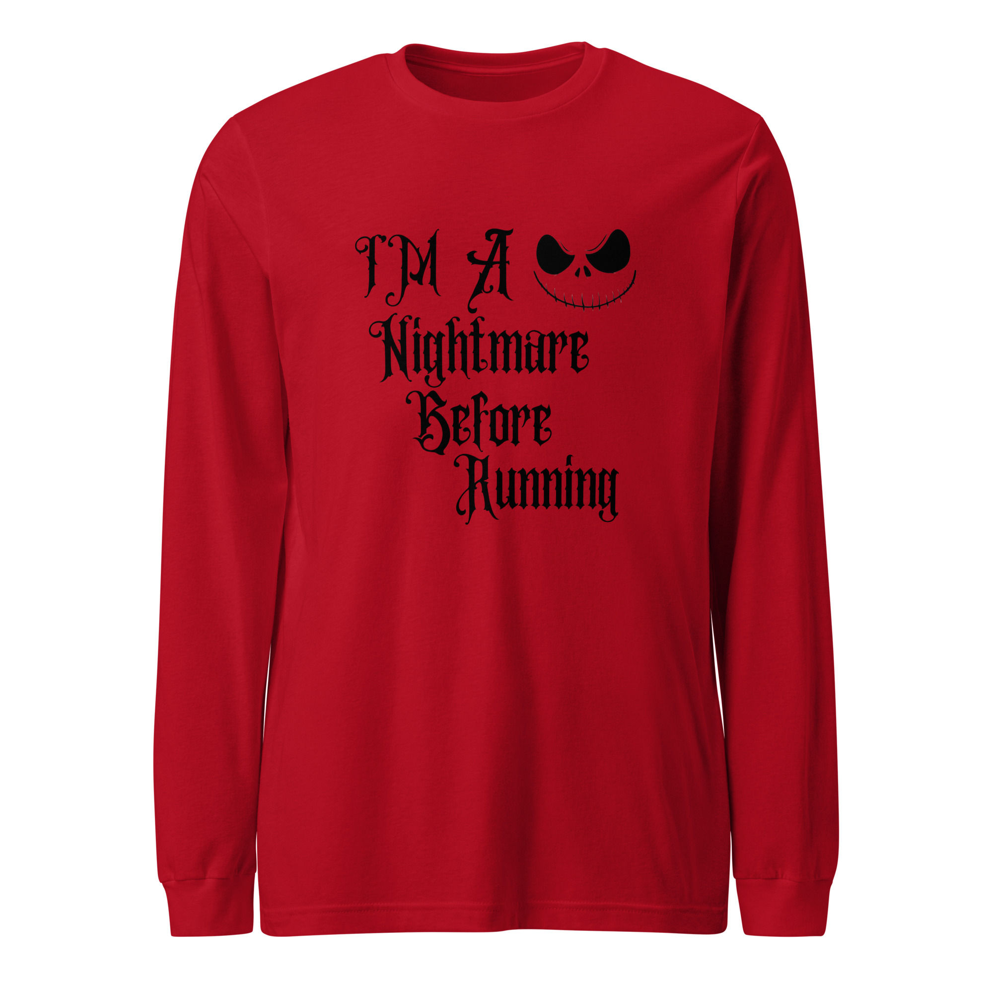Nightmare Before Running - Womens Long Sleeve Tee
