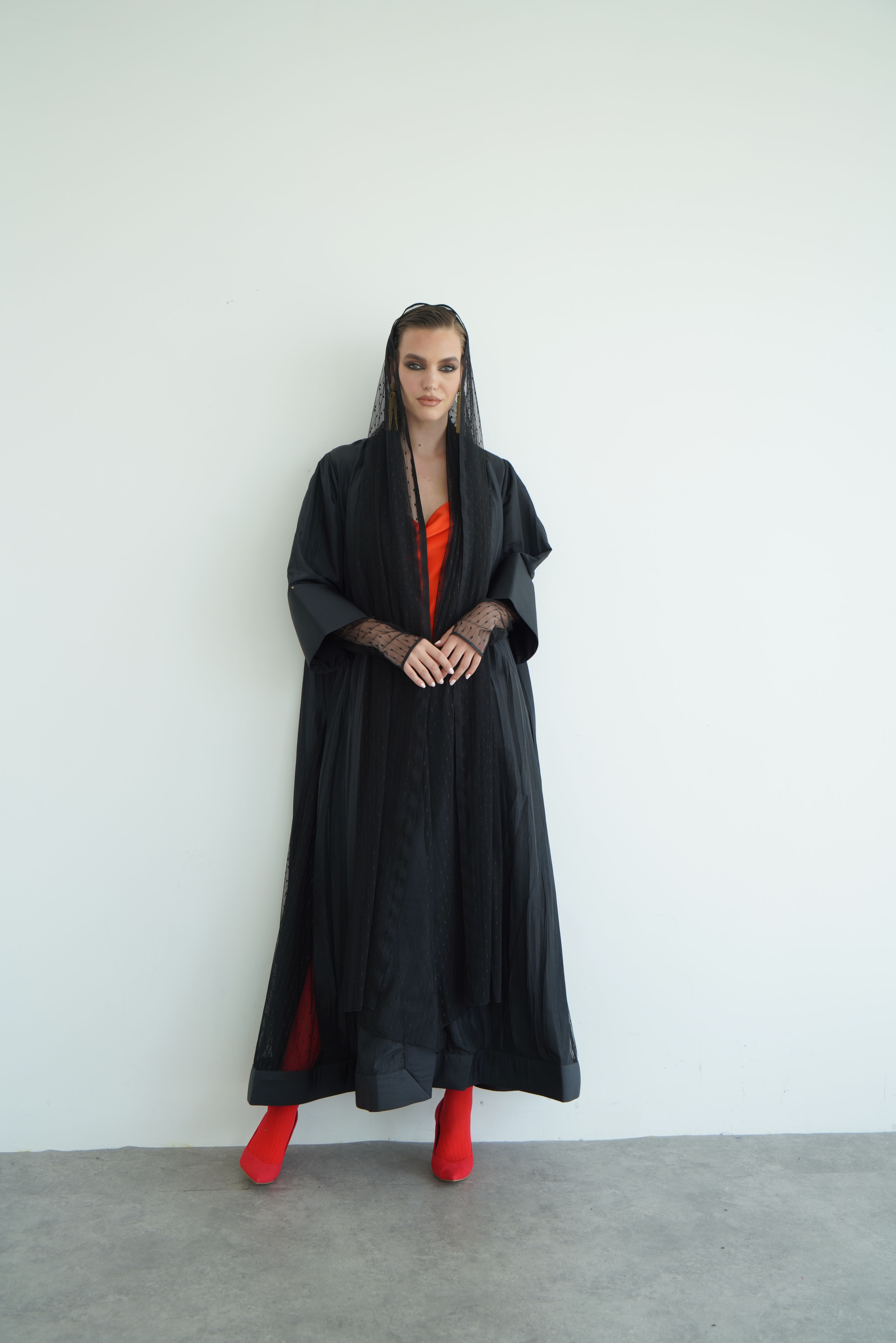 Anthracite Abaya