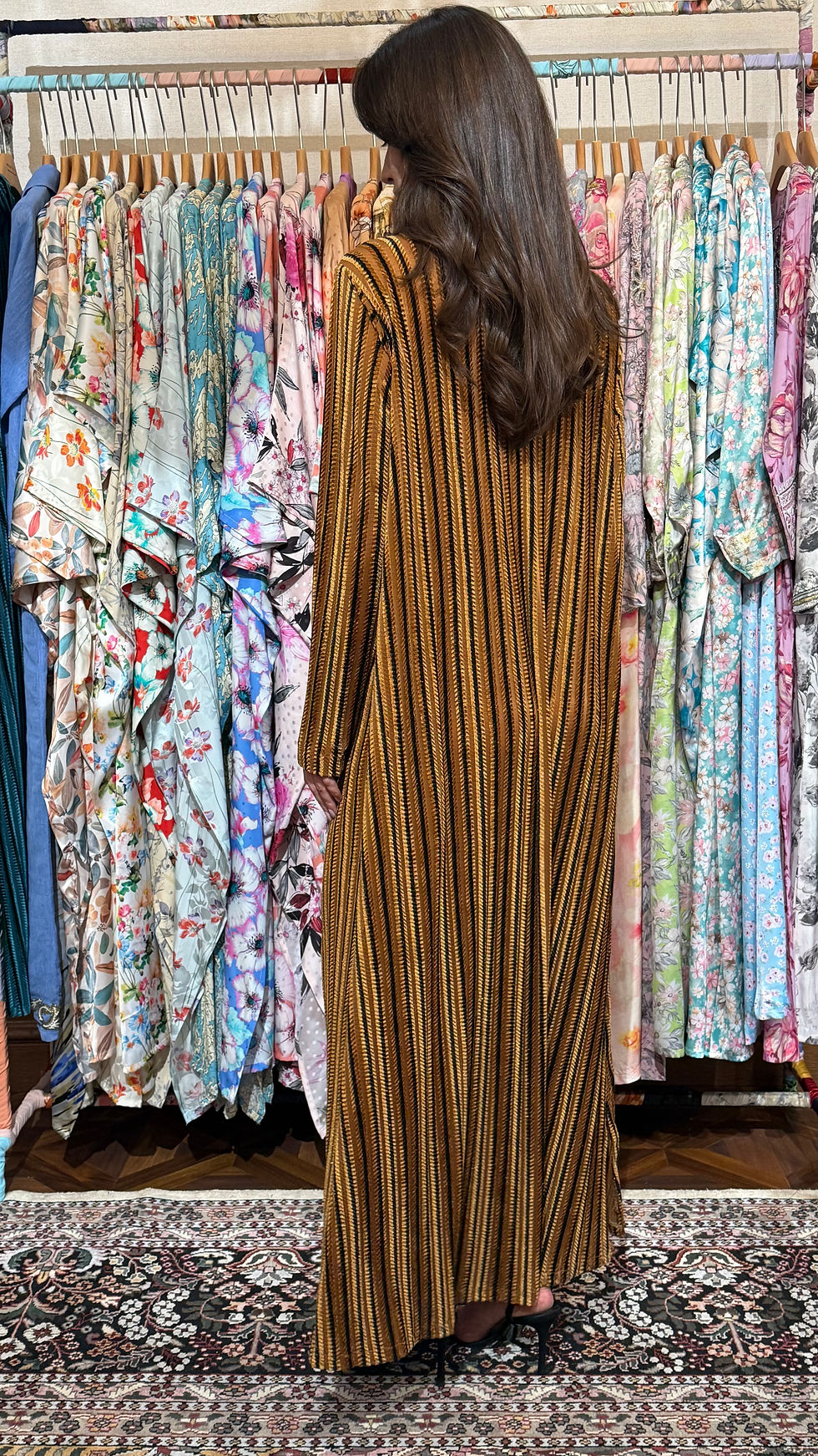 Thumbnail: Brown Striped Dress