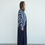 Thumbnail: Flower Fields Abaya In Navy