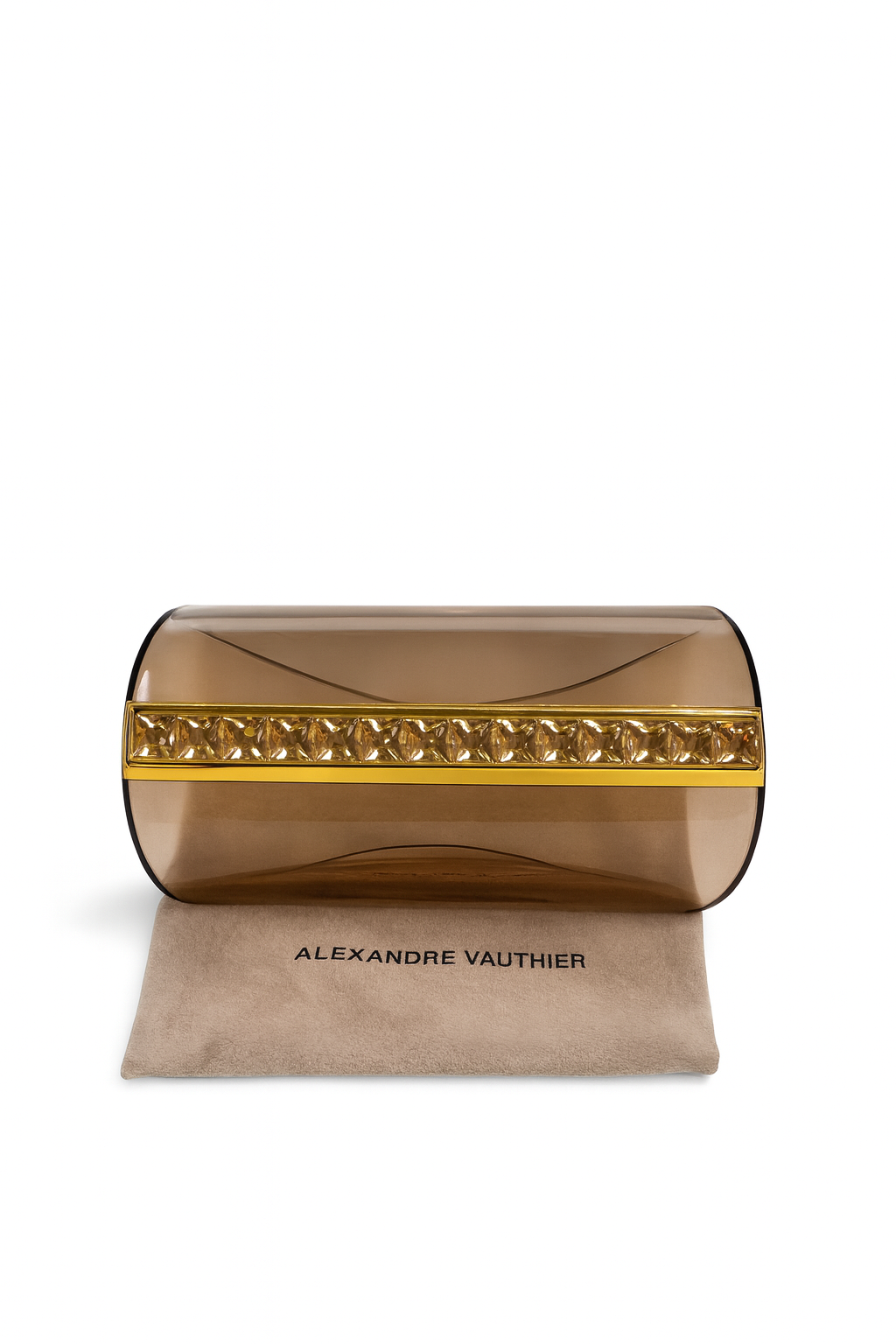 Alexandre Vauthier Pochette en acrylique fumé