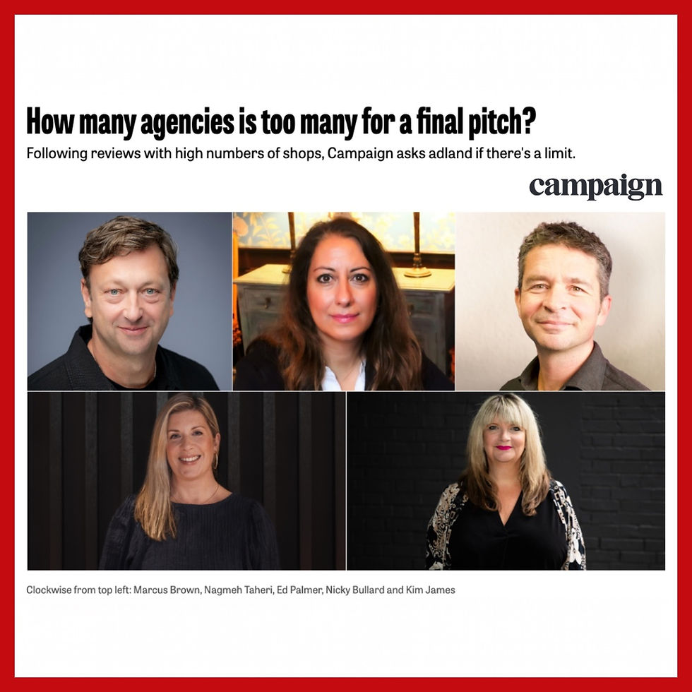 🗣How Many Agencies Should Make It To a Final Pitch? 📣