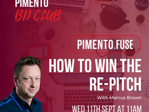 Pimento BD Club - 'How to win the re-pitch' 🏆🥇💪