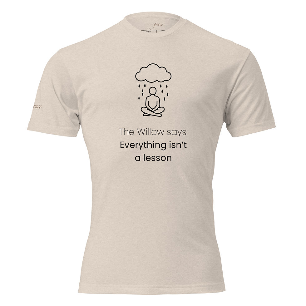 Thumbnail: Everything is Not a Lesson Unisex Fitted T-Shirt
