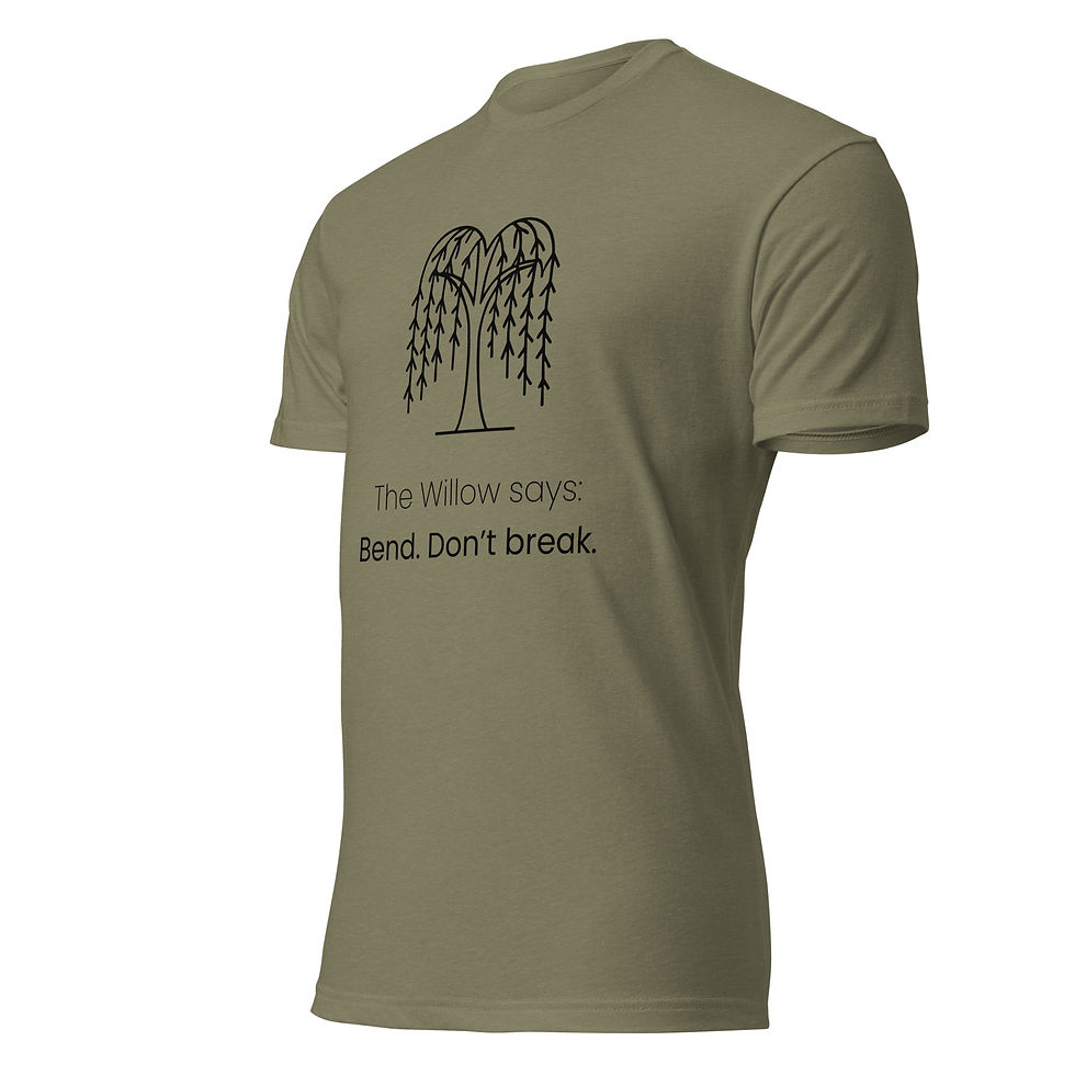Thumbnail: Bend Don't Break Unisex Fitted T-Shirt