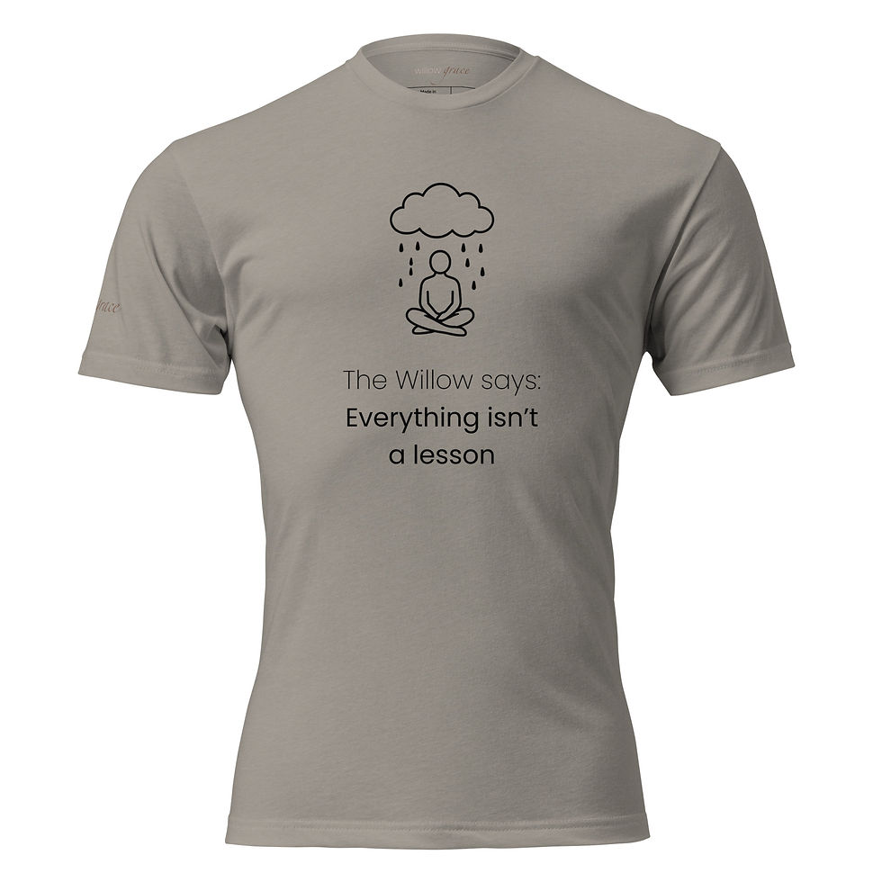 Thumbnail: Everything is Not a Lesson Unisex Fitted T-Shirt