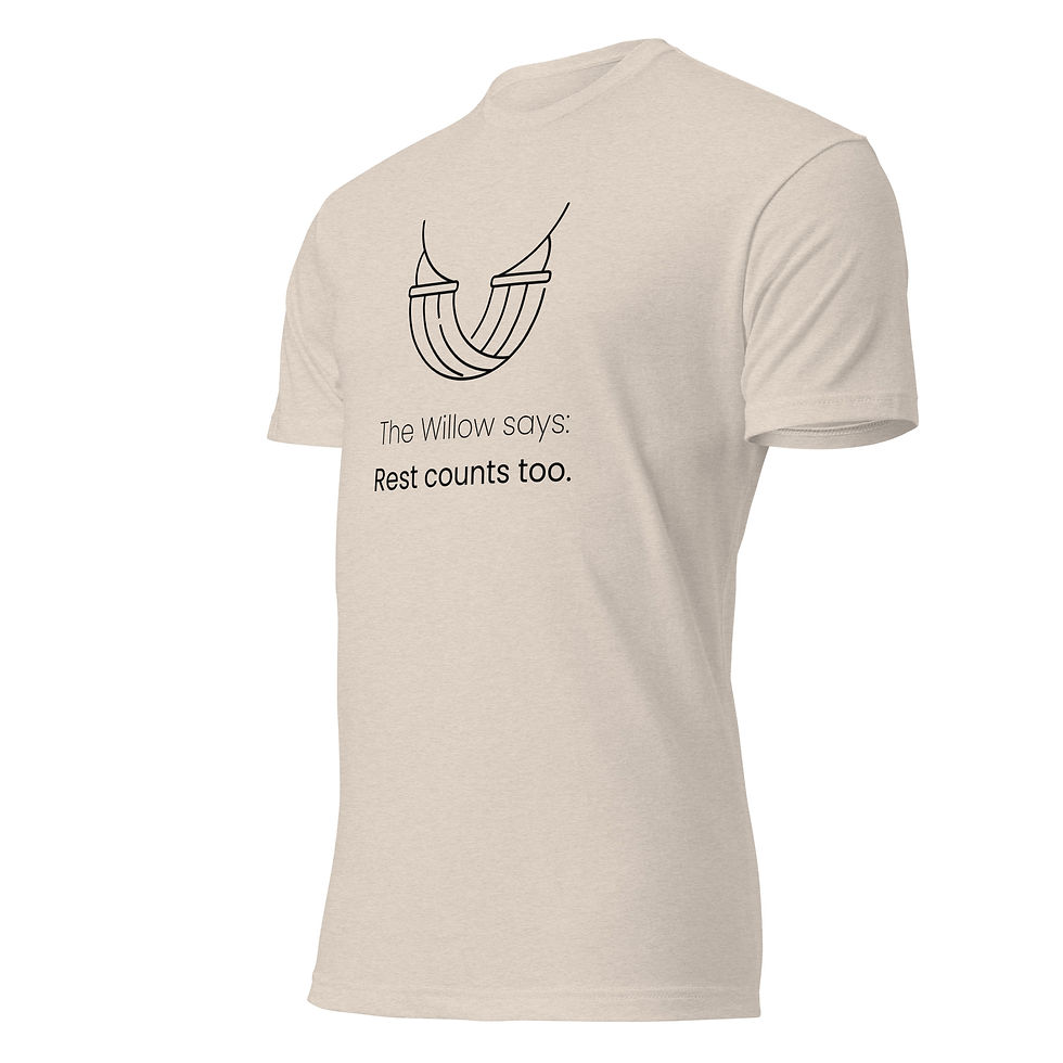 Thumbnail: Rest Counts Too Unisex Fitted T-Shirt